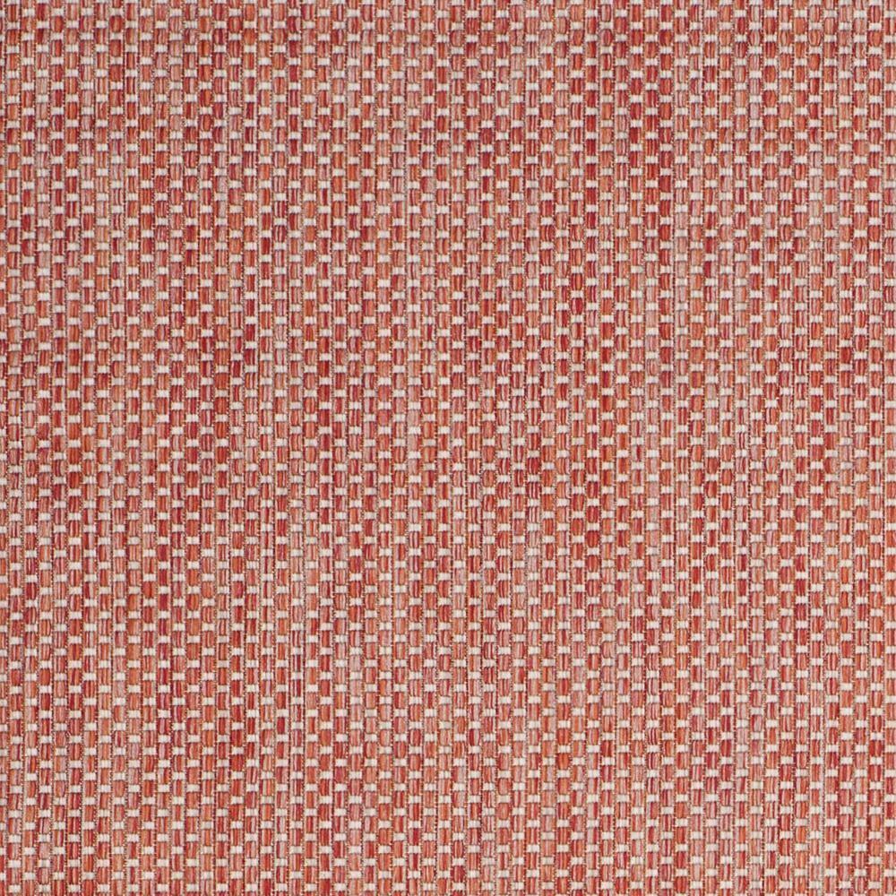 Courtyard CY8521 Power Loomed Indoor/Outdoor Area Rug - Red/Beige - 6'7"x6'7" - Safavieh.