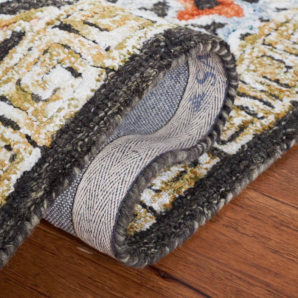 Aspen APN294 Hand Tufted Accent Rug - Blue/Taupe - 2'x3' - Safavieh.