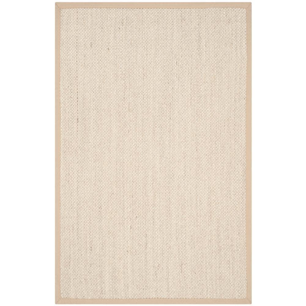 Natural Fiber NF143 Power Loomed Accent Rug - Marble/Linen - 2'x3' - Safavieh.