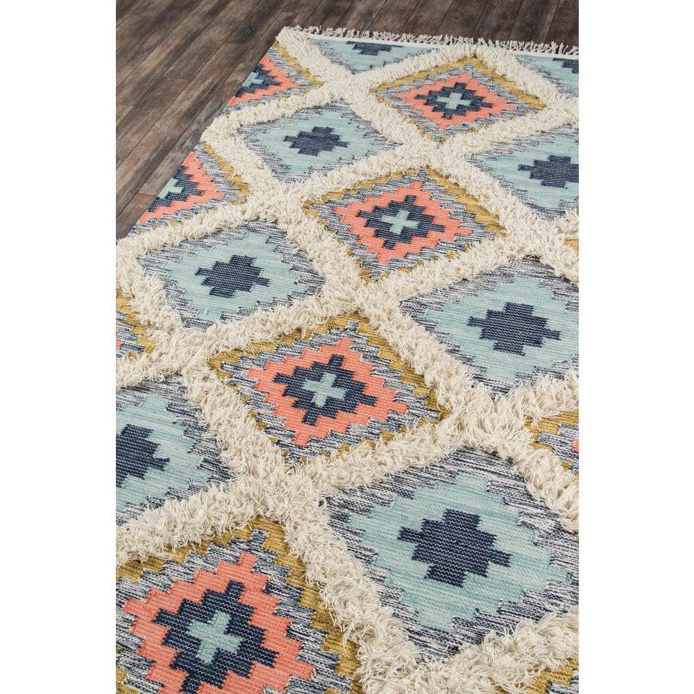 Novogratz by Momeni Indio Templin Wool Hand Made Multi Area Rug 2' X 3'