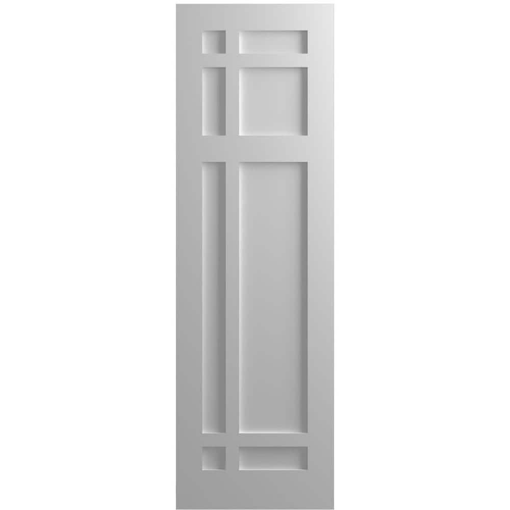 True Fit PVC San Juan Capistrano Mission Style Fixed Mount Shutters