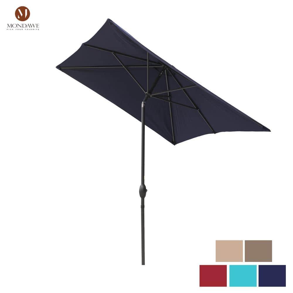 mondawe Mossas 120'' x 79'' Rectangular Market Umbrella