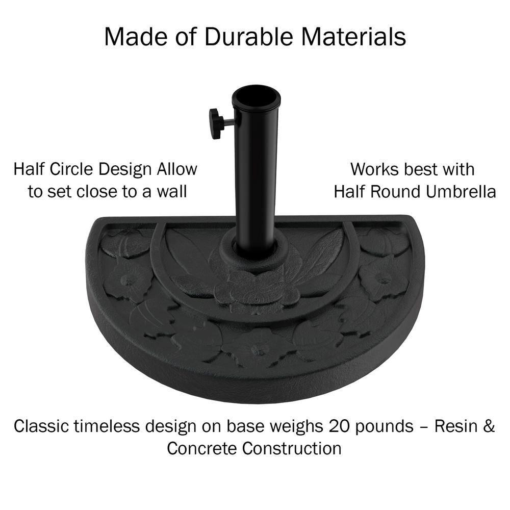 Patson 9' Half Market Umbrella