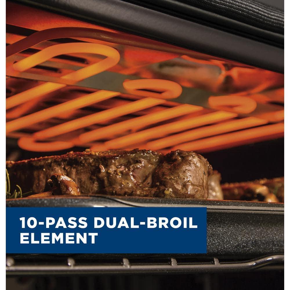 GE Profile™ GE Profile Smart Appliances 29.75" Self-Cleaning Convection Electric Double Wall Oven PTD7000SNSS