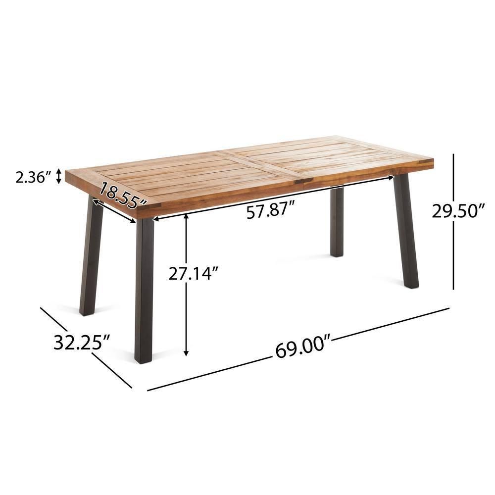 17 Stories Chic Industrial-Style Dining Table For Stylish Spaces And Gatherings