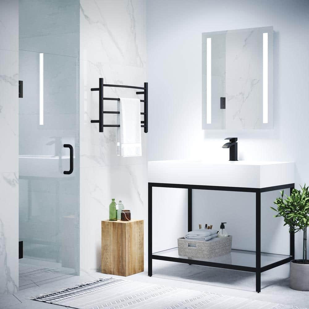 Fellow Series 30" x 72" Hinged Frameless Shower Door