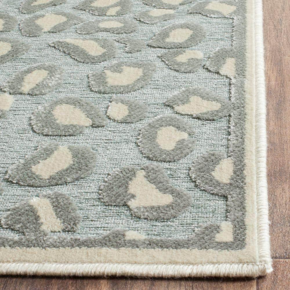 Paradise PAR84 Power Loomed Indoor Area Rug - Cream/Spruce - 8'x10' - Safavieh.