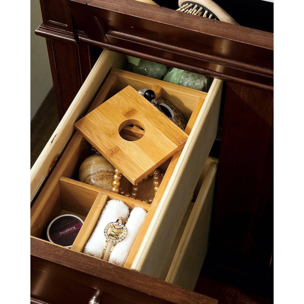 Burnished Mahogany 29" Traditional Single Vanity Base