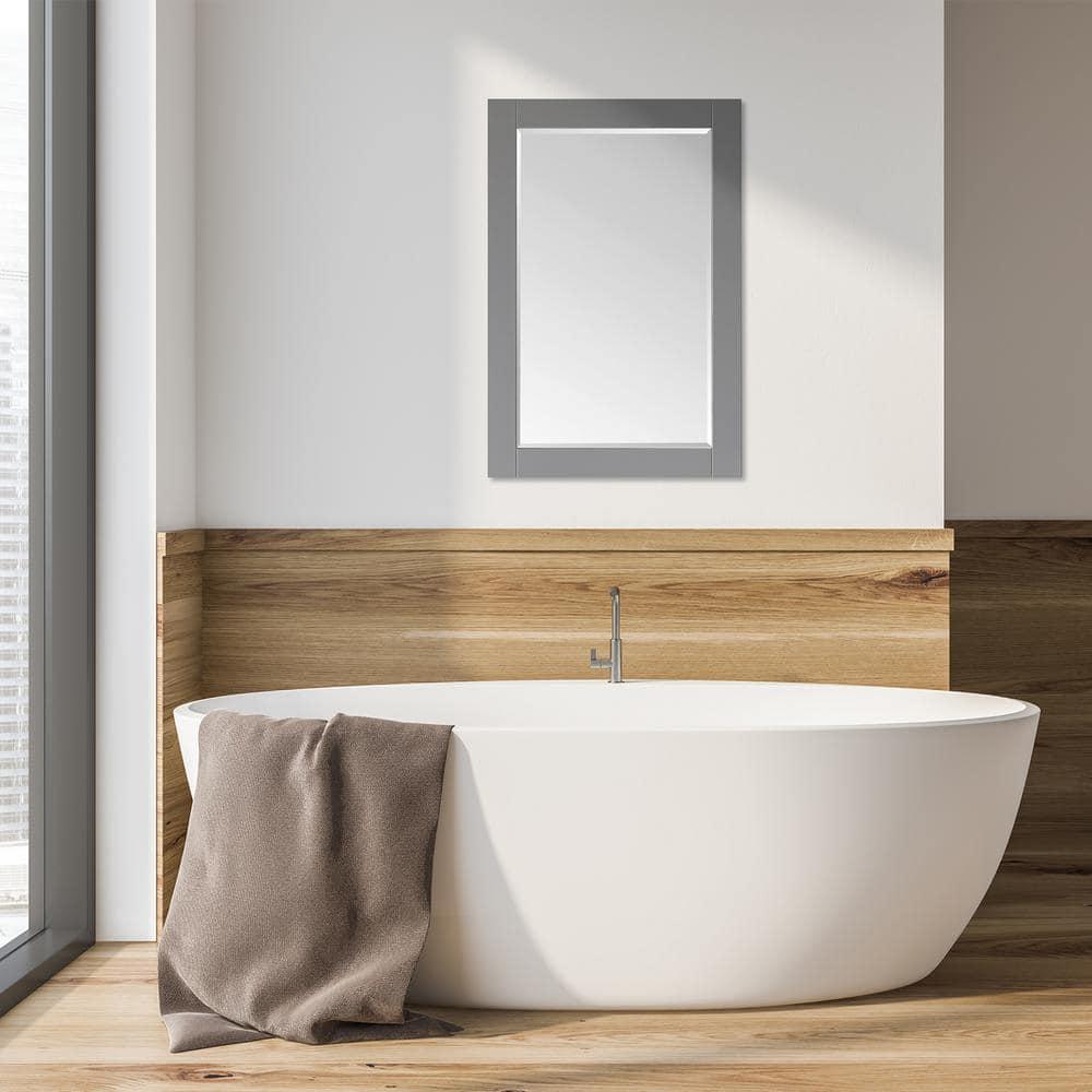Ivy Wood Flat Wall Mirror