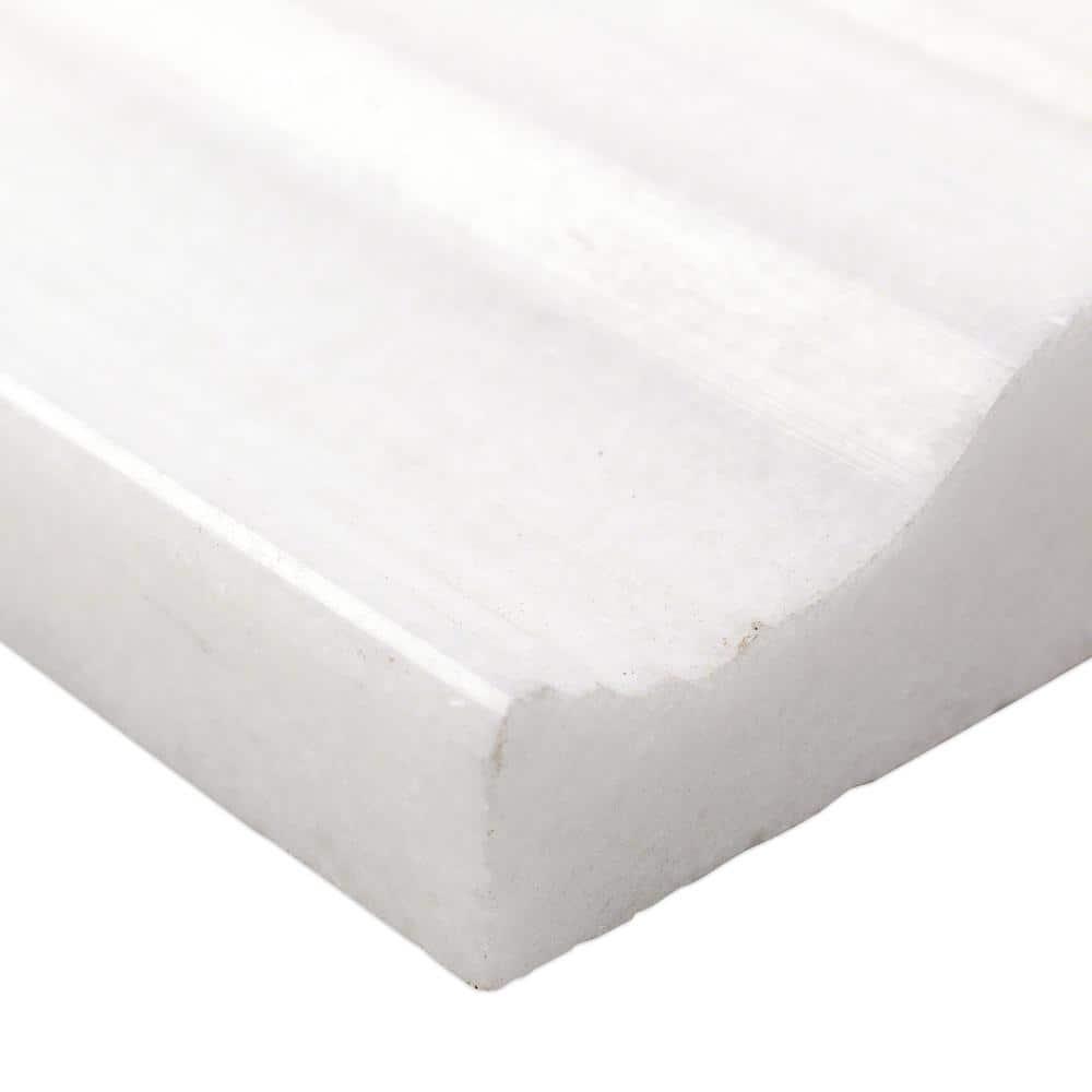 Bond Tile 12'' L x 4.75'' W Marble Tile Trim