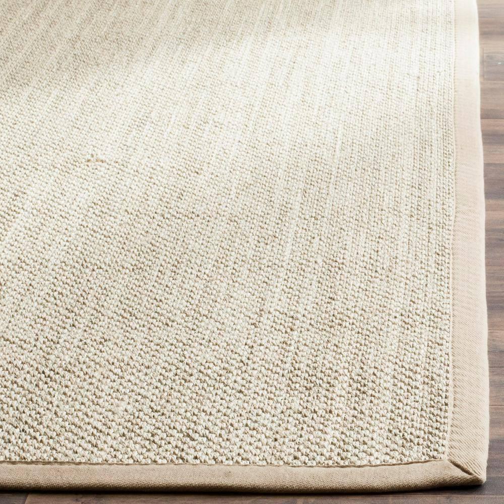 Natural Fiber NF143 Power Loomed Accent Rug - Marble/Linen - 2'x3' - Safavieh.