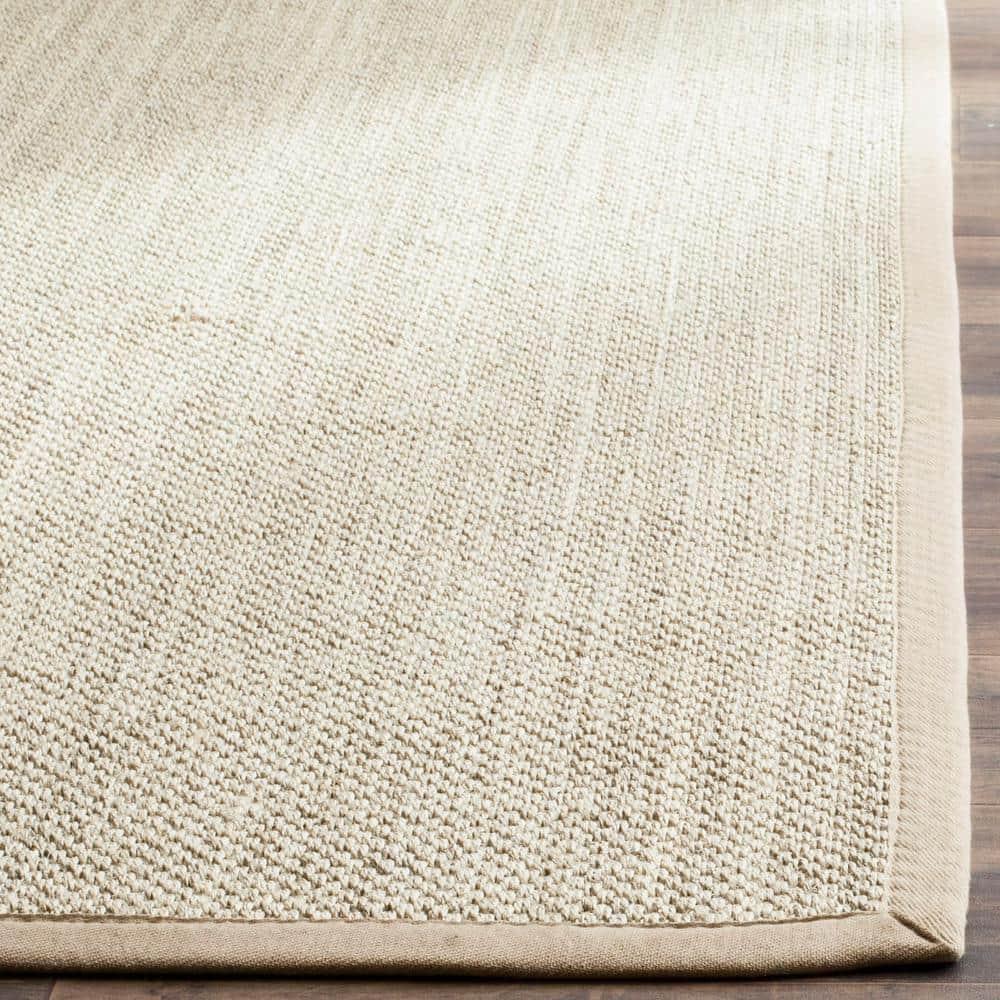 Natural Fiber NF143 Power Loomed Indoor Area Rug - Marble/Linen - 5'x8' - Safavieh