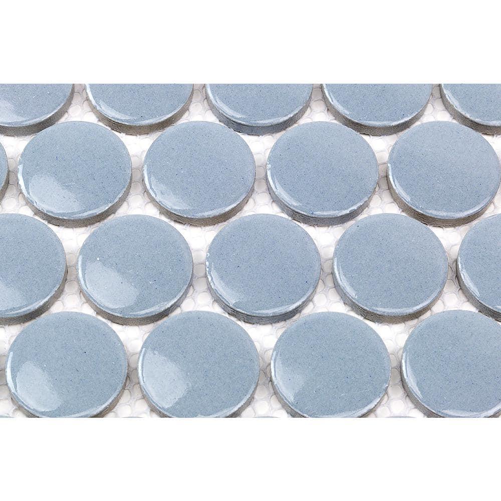 Zen 12.32'' W x 12.99'' L Ceramic Penny Round Mosaic Floor and Wall Tile (1.11 sq. ft./ each)