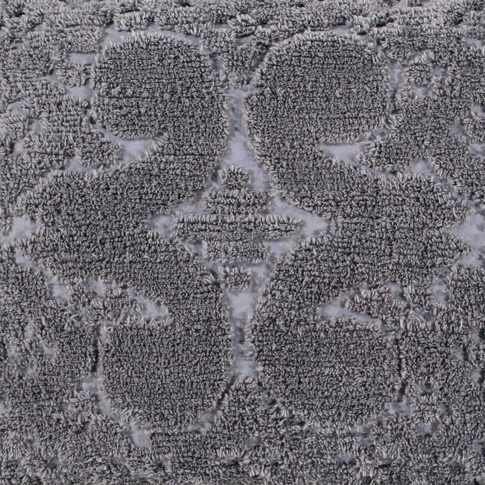 Queen Ashton Collection 100% Cotton Tufted Unique Luxurious Medallion Design Bedspread Gray - Better Trends