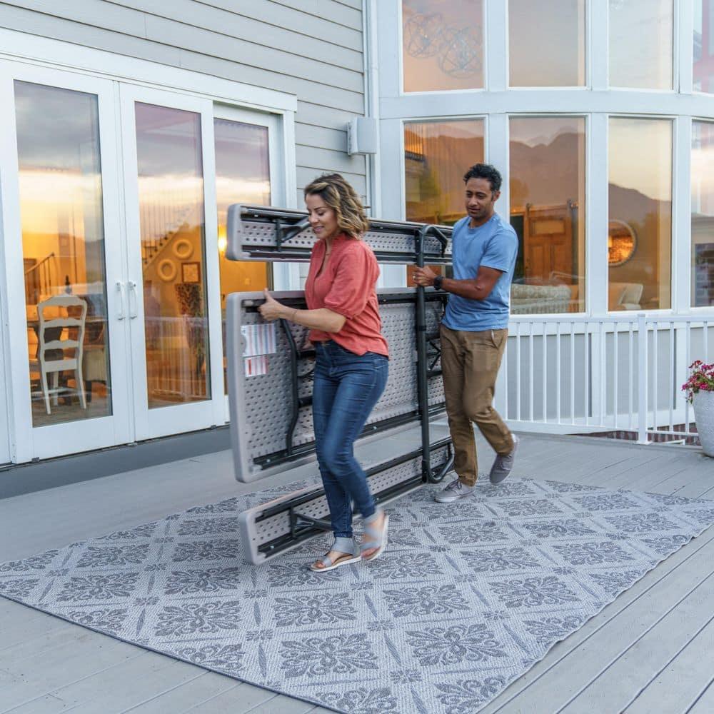Lifetime 8 - Person Rectangular Outdoor Dining Set