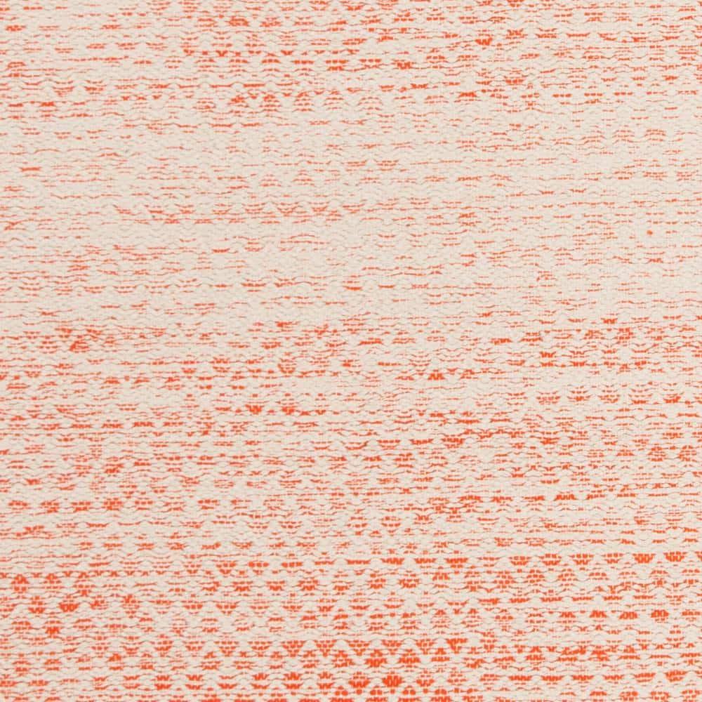 Montauk MTK601 Hand Woven Indoor Area Rug - Orange/Ivory - 6'x6' - Safavieh