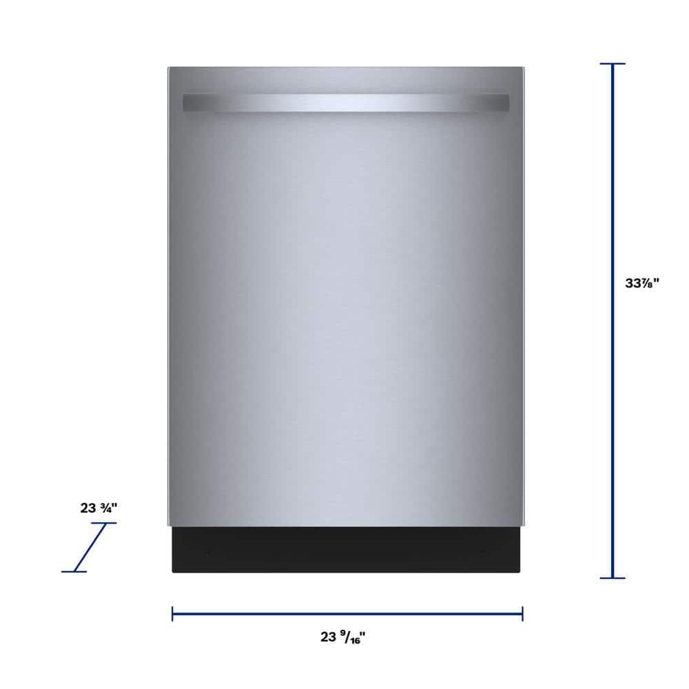 500 Series 24" Stainess Steel Top Control Built-In Dishwasher with Stainless Steel Tub and Flexible 3Rd Rack