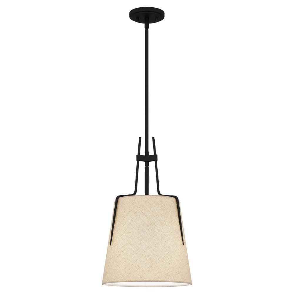 Quoizel Lighting Leona 1 - Light Pendant in  Matte Black