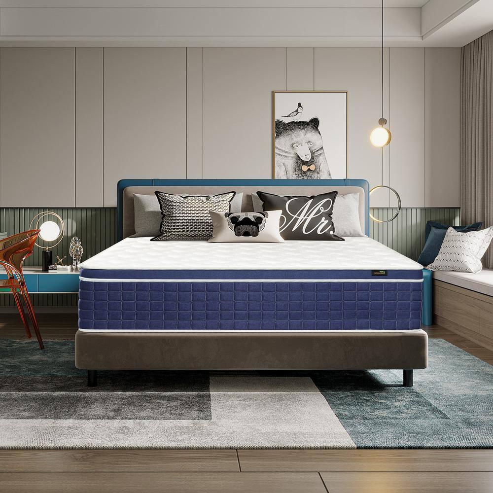 12 inch Queen Mattress,Hybrid Mattresses Medium Firm in a Box