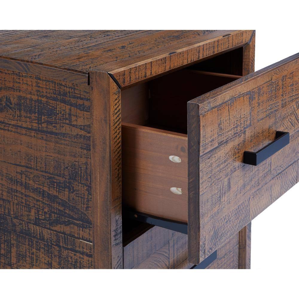 Monterrey Nightstand - Provincial Brown Finish