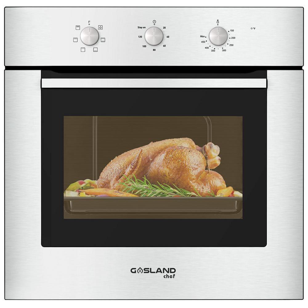 GASLAND 24" 2.3 cu. ft. Electric Single Wall Oven With 6 Cooking Functions ES606MS
