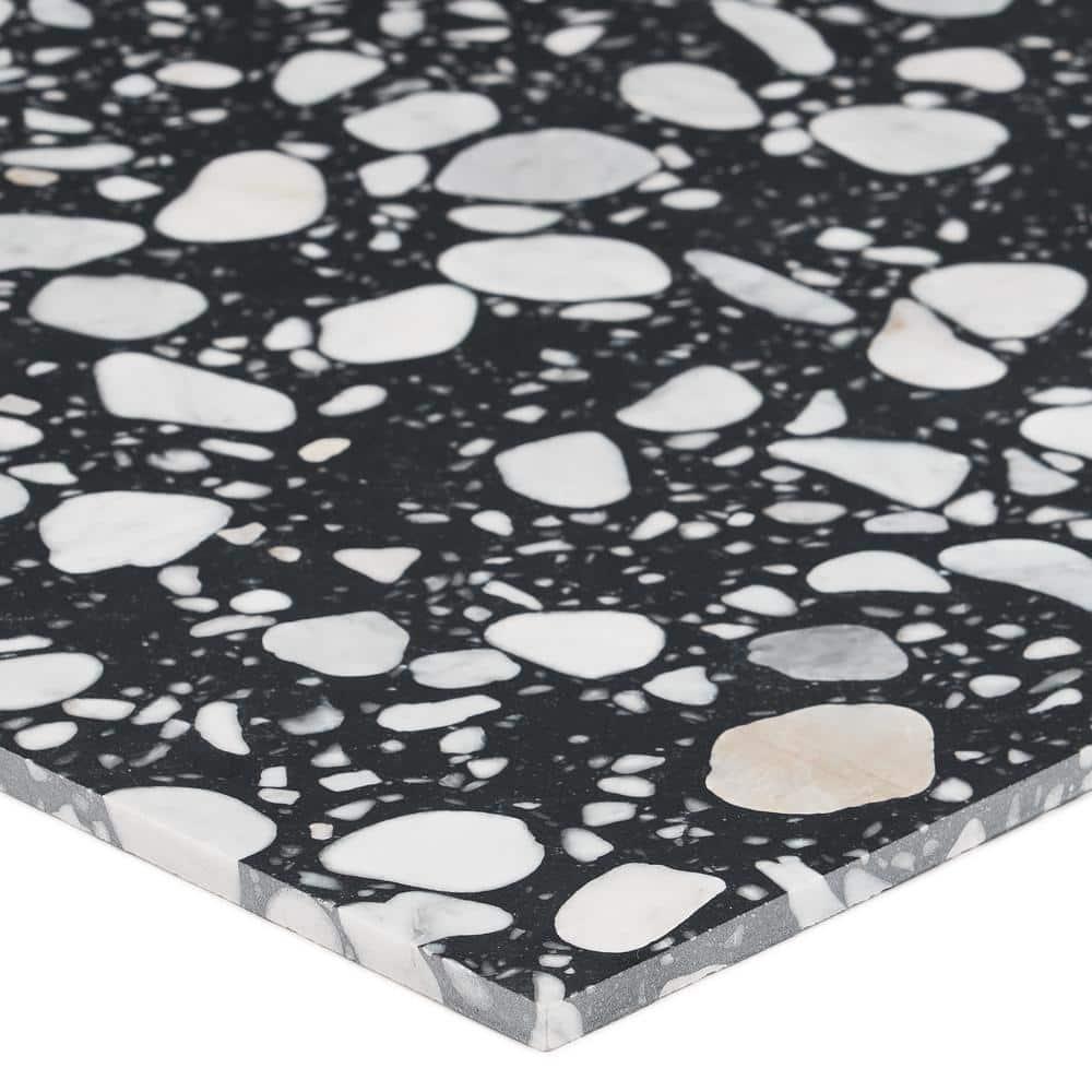 Brezza Terrazzo 23.62 in. x 23.62 in. Honed Terrazzo Floor and Wall Tile (3.87 Sq. Ft. / Each)