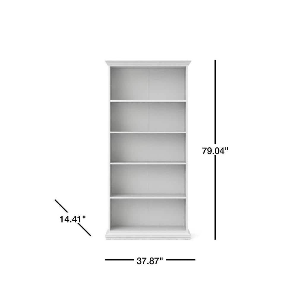 Vilnius Lou 79.04" H x 37.9" W Standard Bookcase
