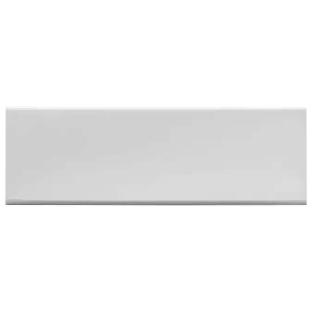Bond Tile Remington 3.93 in. x 11.81 in. Polished Porcelain Wall Bullnose Tile