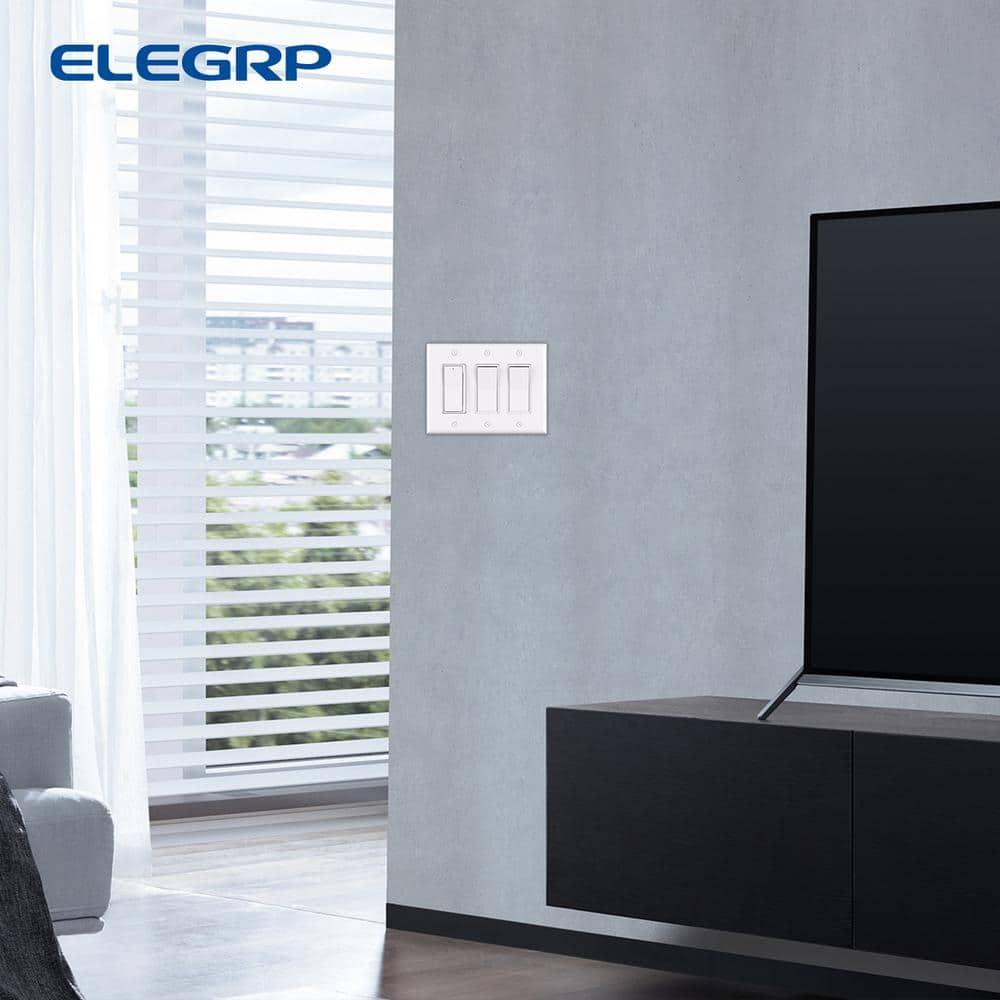 ELEGRP No Subject 3 - Gang Rocker Wall Plate