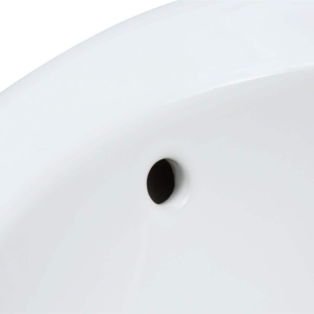 American Standard Cornice 15.5'' White Vitreous China Specialty Bathroom Sink with Overflow