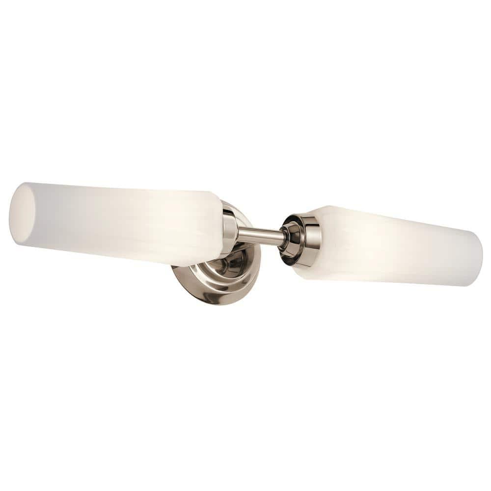 Kichler Lighting Truby 2 - Light Vanity in  Polished Nickel