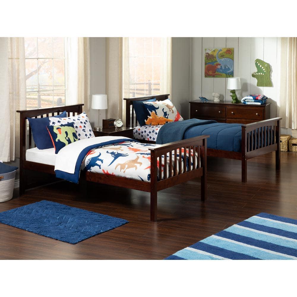 Columbia Bunk Bed Twin over Twin in Multiple Colors and Configurations