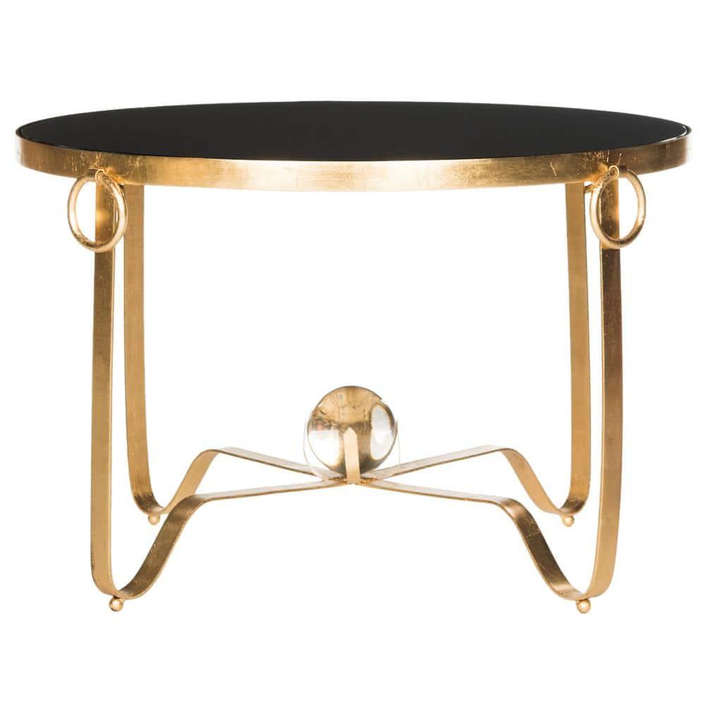 Elisha Accent Table - Gold/Black - Safavieh.