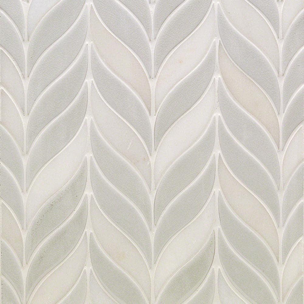 Divine Sprig 2" x 3" Ceramic Mosaic Wall Tile (0.86 Sq. Ft. / Sheet)