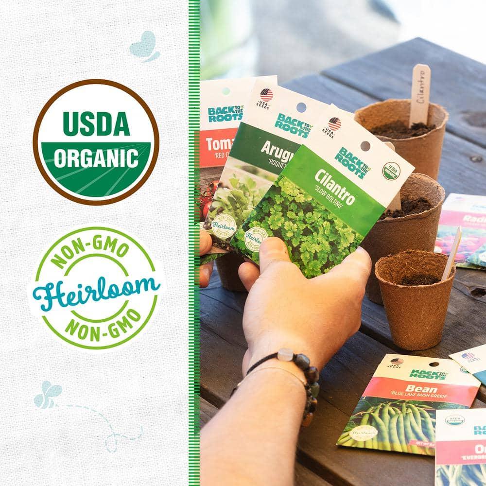 Back to the Roots 10pk Organic Beginners Garden Seeds