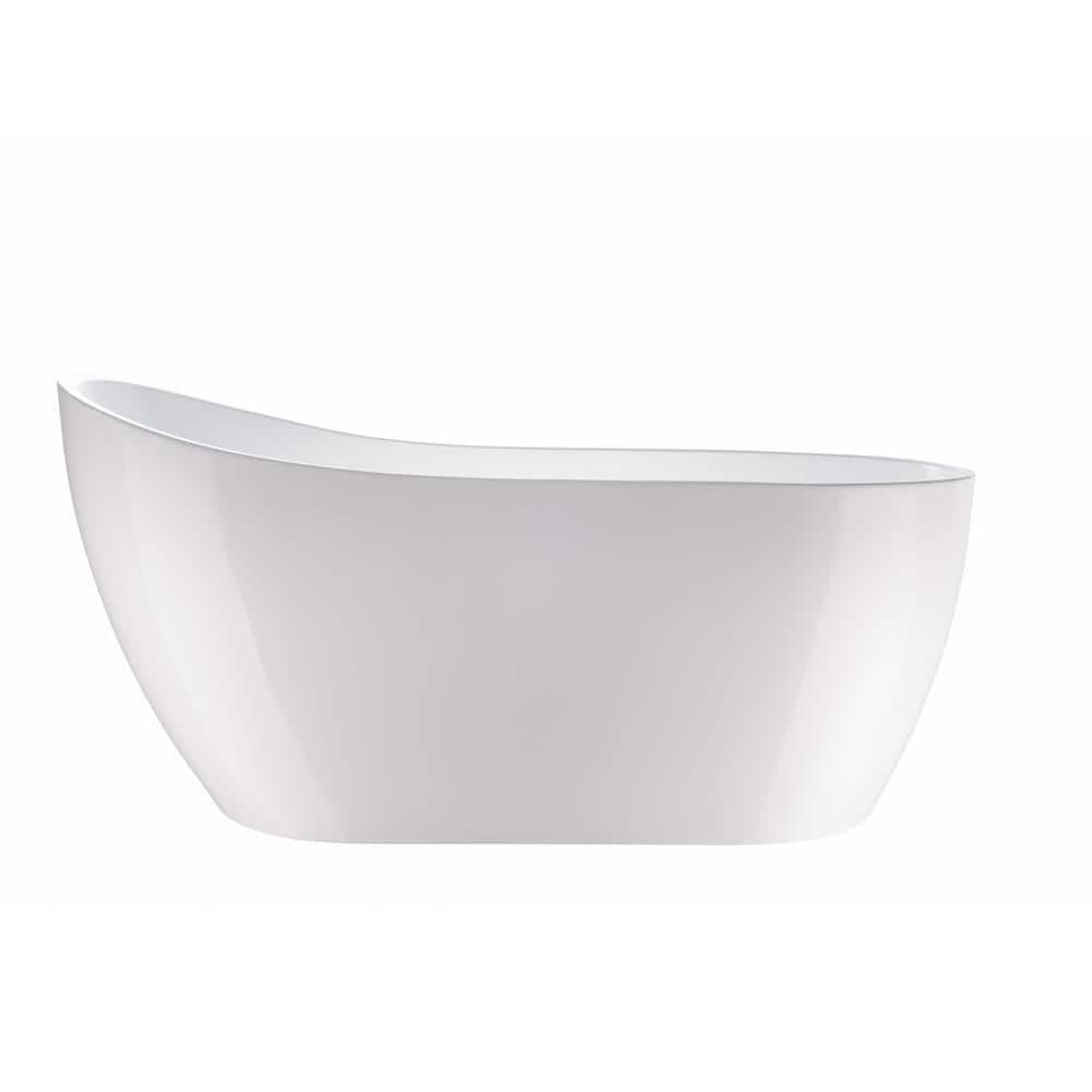 Amara Acrylic Freestanding Soaking Bathtub