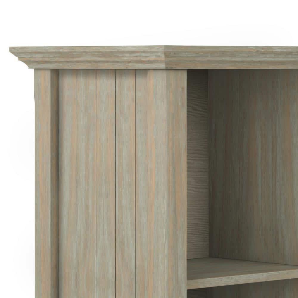 Simpli Home Acadian 57"W Solid Wood Storage Console Table