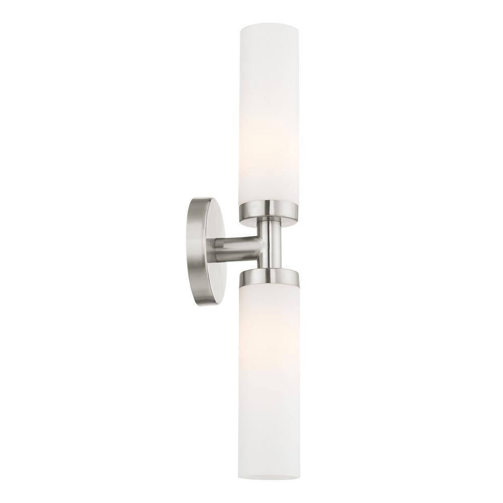 Livex Lighting Aero 2 - Light Vanity in  Brushed Nickel
