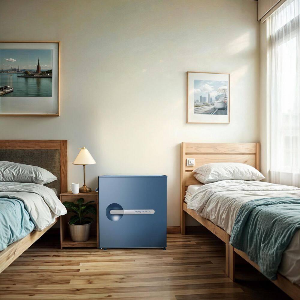 Frigidaire, 1.6 Cu. Ft. Retro Series Compact Refrigerator, Built-In Side Bottle Opener, Blue