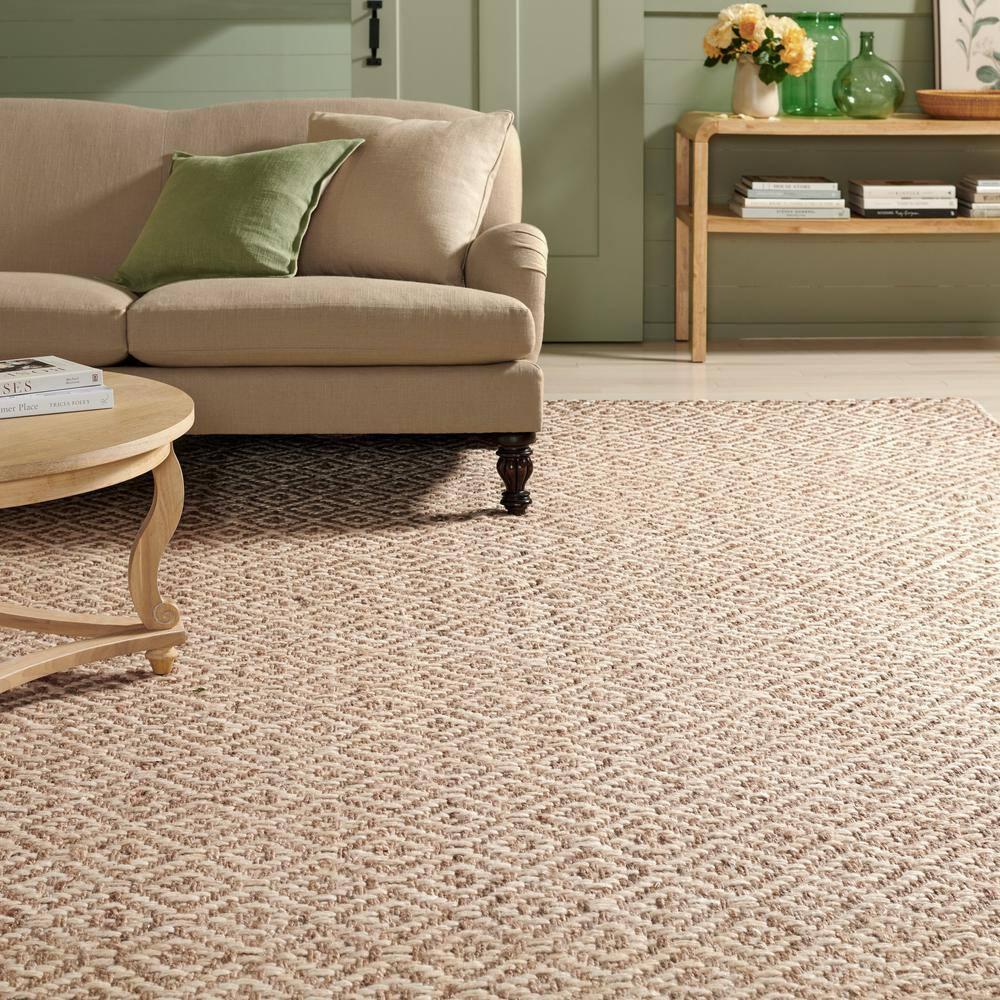 Martha Stewart Rugs Martha Stewart Hand Woven Jute Geometric Rug