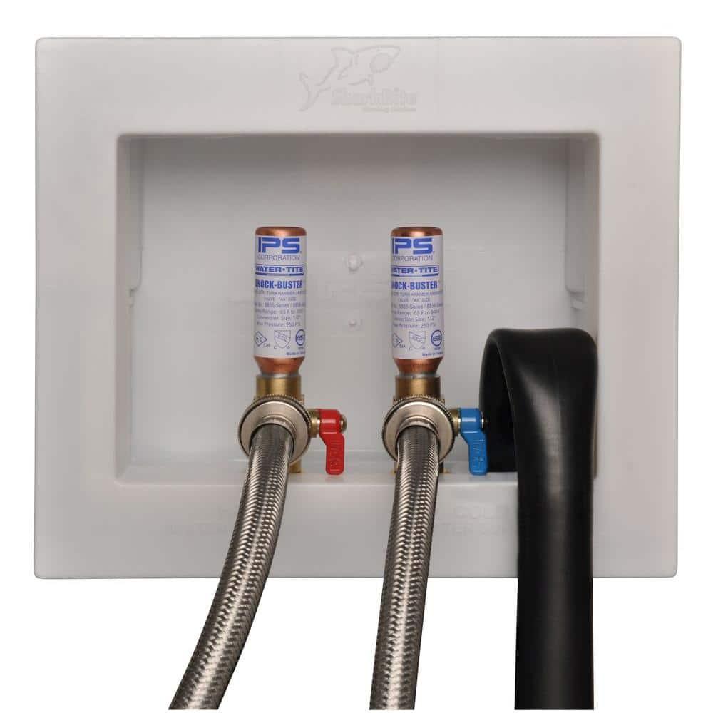 Sharkbite 1/2 in. Dia. x 3/4 in. Dia. Washing Machine Outlet Box