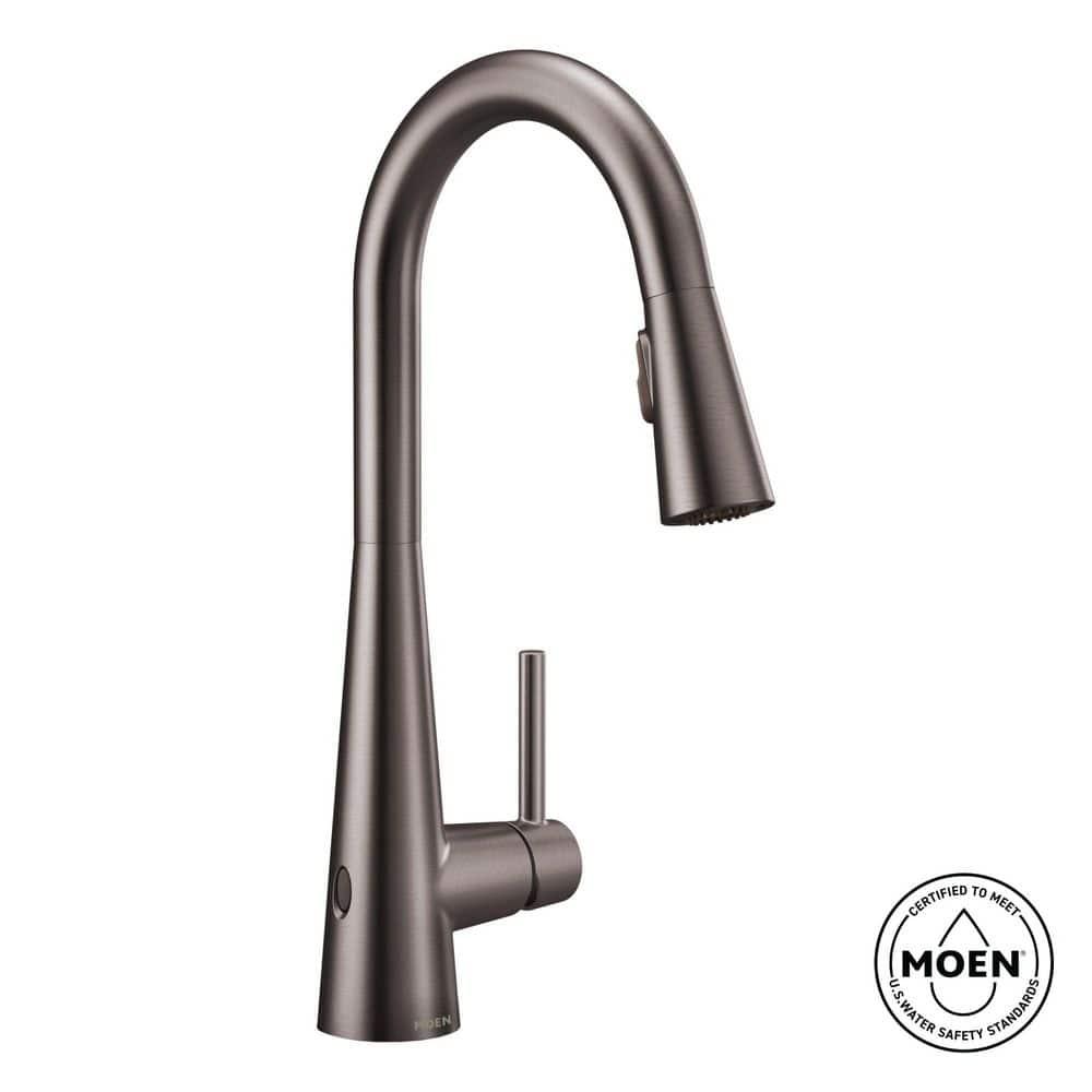 Moen Sleek MotionSense Wave Single Handle Pulldown Kitchen Faucet with Power Clean Technology