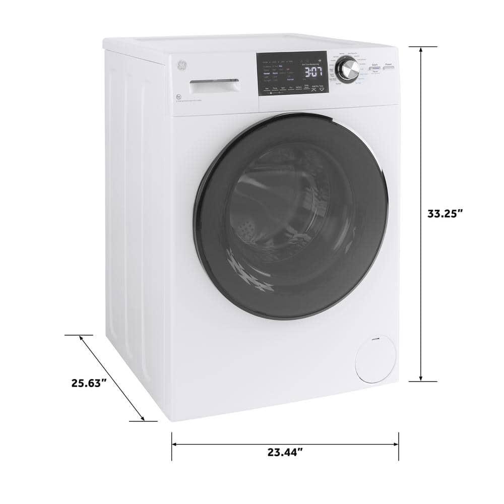GE Appliances All-In-One Combo Unit with 2.4 Cubic Feet Front Load Washer and 2.4 Cubic Feet Electric Dryer