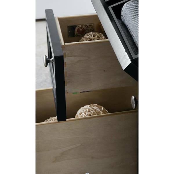 James Martin Vanities Brittany 30-Inches Black Onyx Bathroom Vanity Base Cabinet without Top