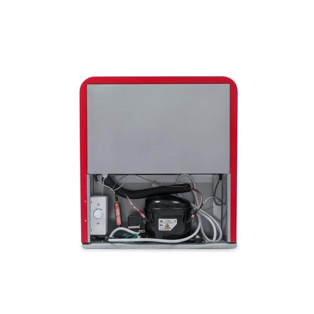 COMMERCIAL COOL Retro Refrigerator 1.6 Cu. Ft., Red