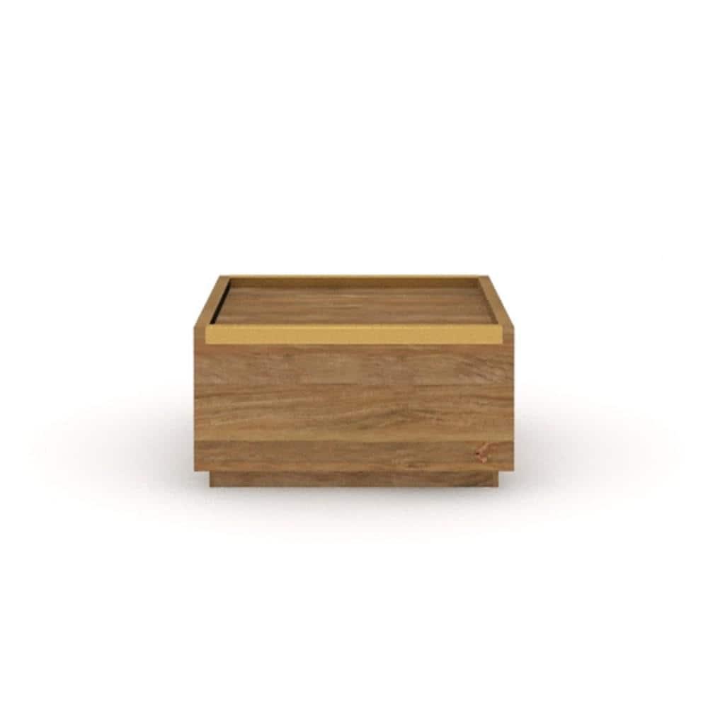 Manhattan Gate Coffee Table with Storage Sindoori Mango - Sauder: Modern Style, 2 Drawers, Lightweight Construction