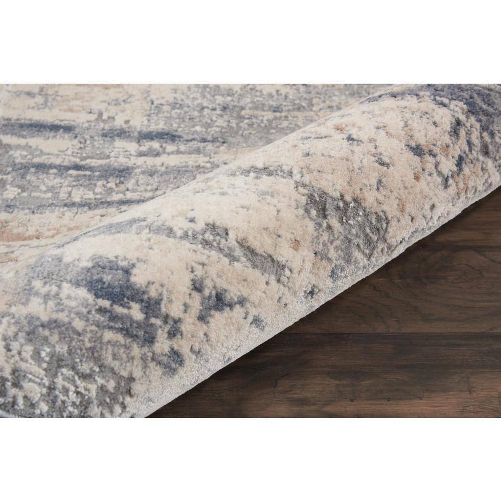 Nourison Rustic Textures Abstract Modern Indoor Area Rug Beige/Grey 2'2" x 7'6"