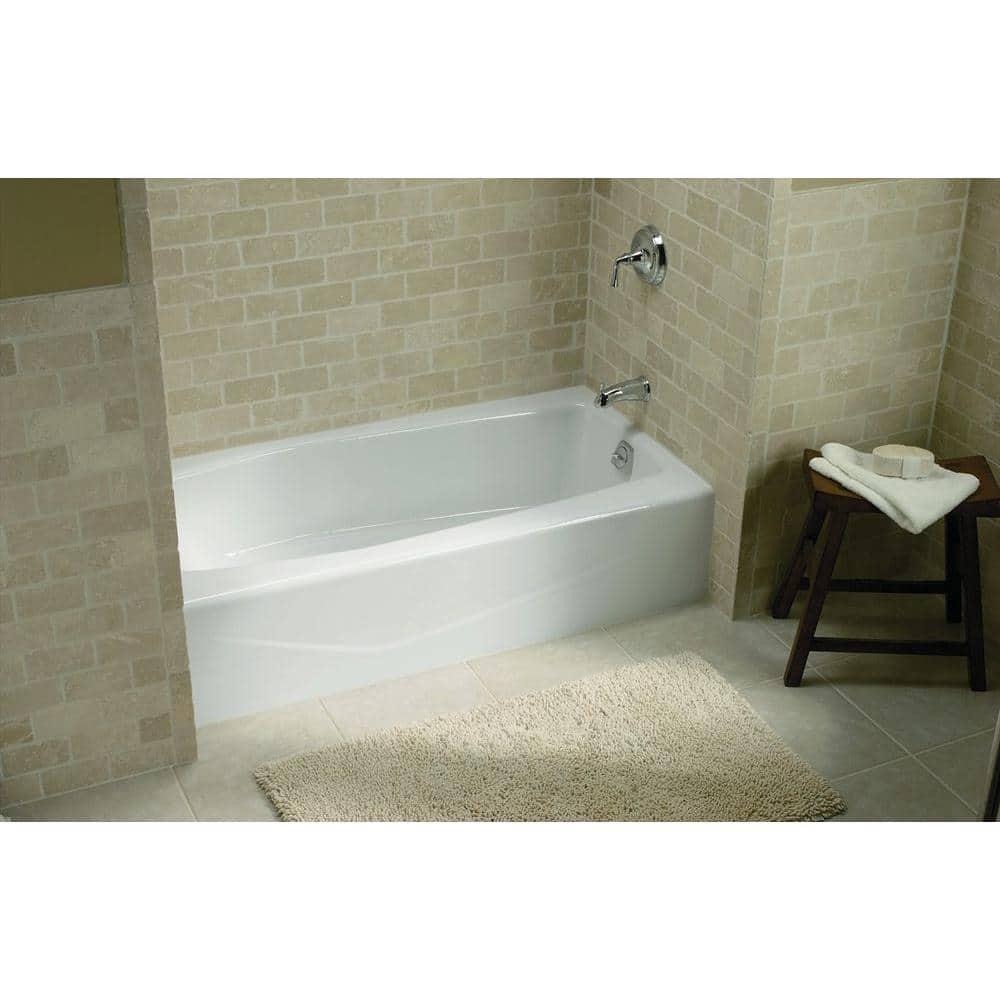 Villager 60" x 30" Alcove Soaking Cast Iron Bathtub