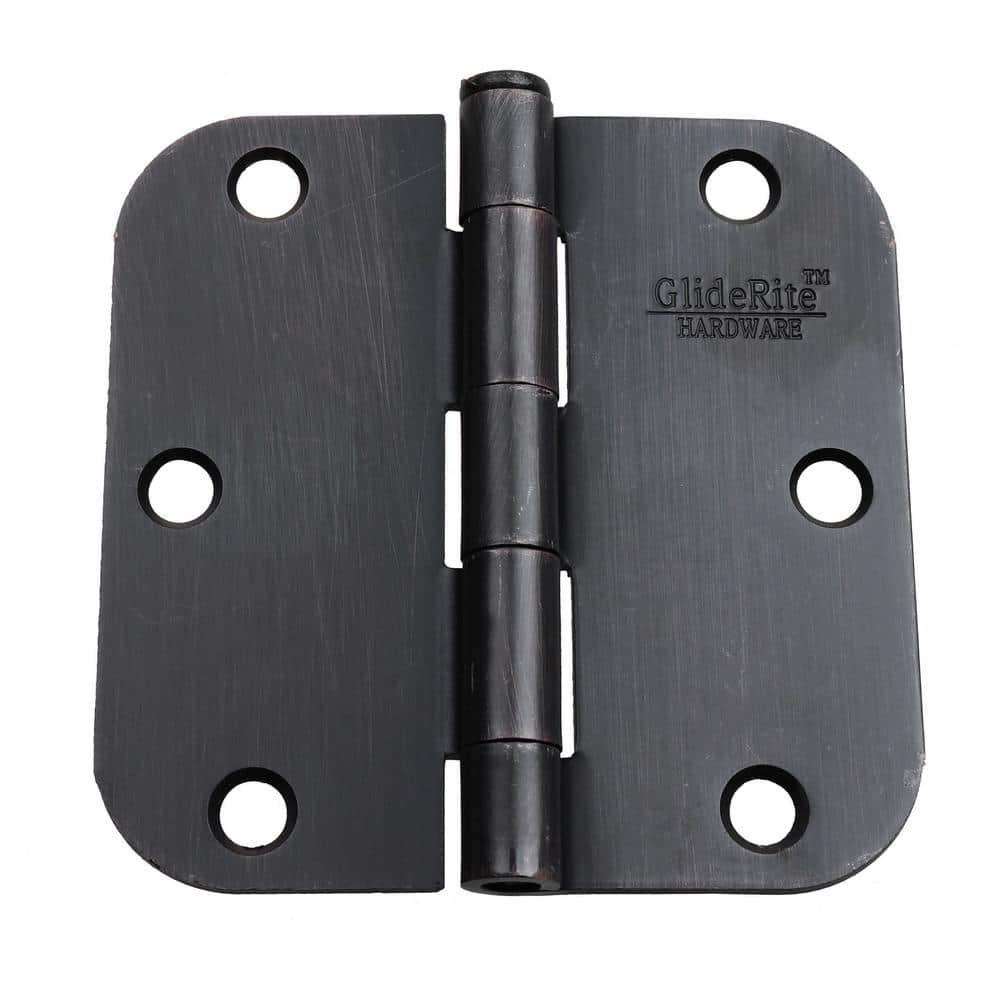 GlideRite Hardware 3.5" H x 3.5" W Removable Pin 12 Door Hinges (Set of 12)