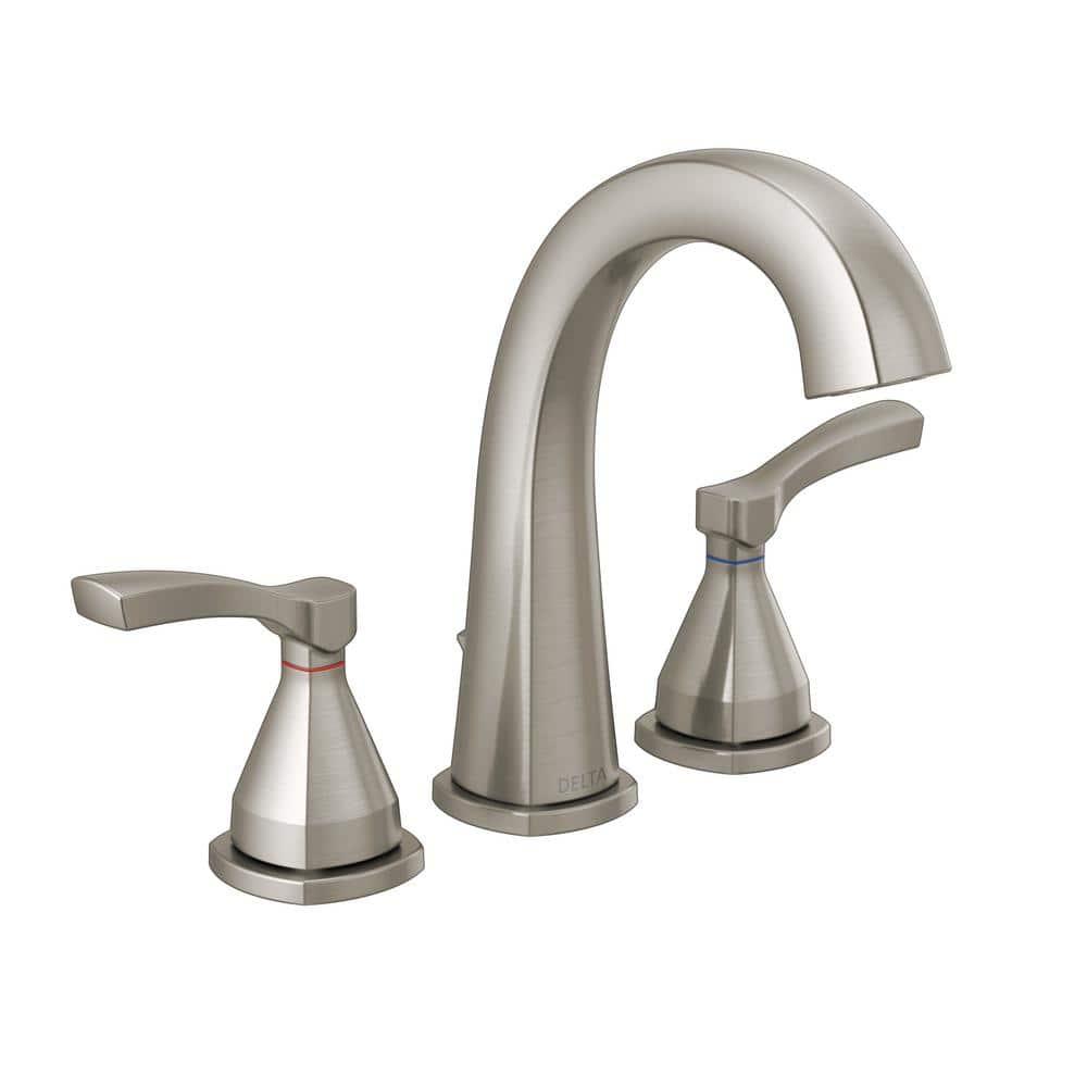 Stryke Widespread Bathroom Faucet with Drain Assembly and DIAMOND™ Seal Technology
